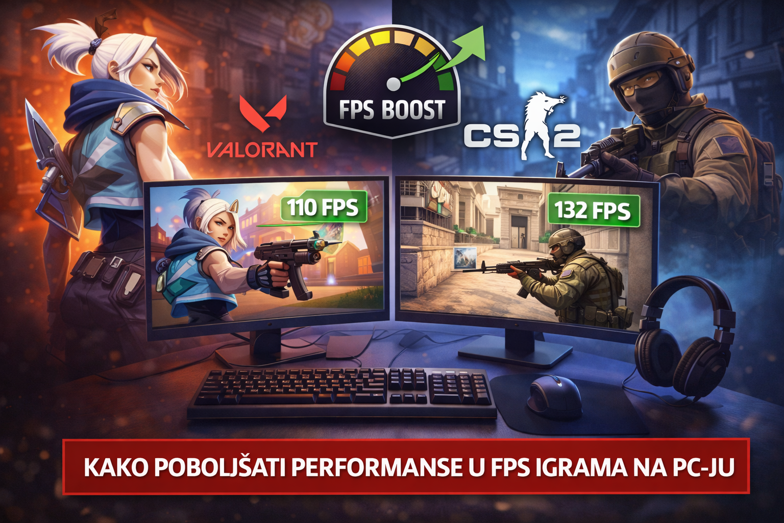 Kako poboljšati performanse u FPS igrama na PC-ju