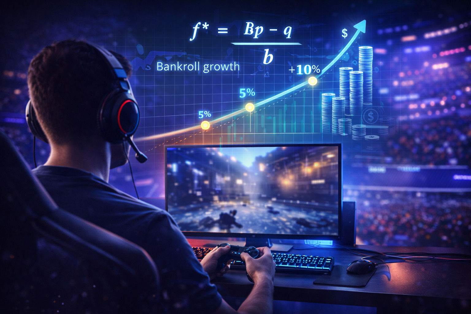 Bankroll za e-sport: Kelly kriterijum objašnjen na realnim primerima